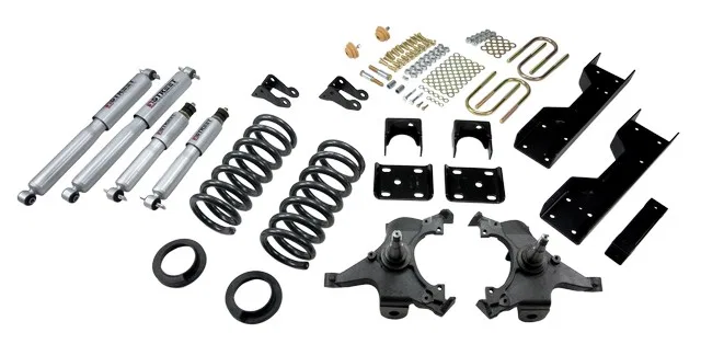693SP – BELLTECH Lowering Kit, 4 Or 5 Inch Front 6 Inch Rear Drop Shock Absorbers Included With Street Performance Sh...